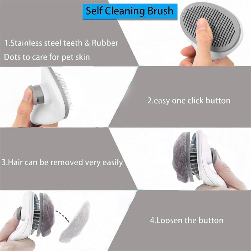 Grooming And Care Pet Brush