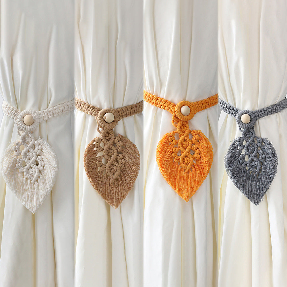 Macrame Room Decoration Curtain Tieback Rope