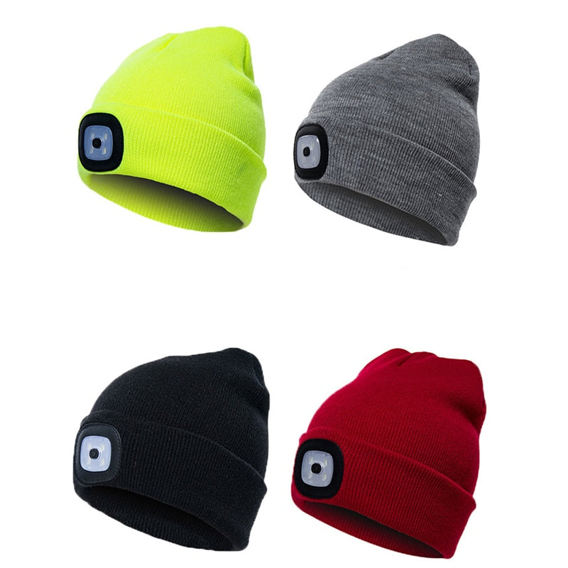 LED Light Beanie Cap