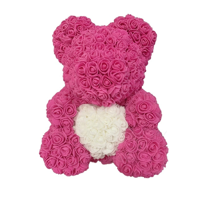 Artificial Flower Rose Teddy Bear