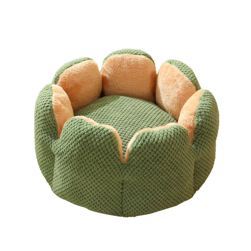 Warm Cactus Petal Pet Bed