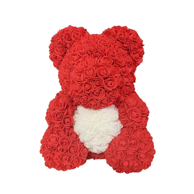 Artificial Flower Rose Teddy Bear