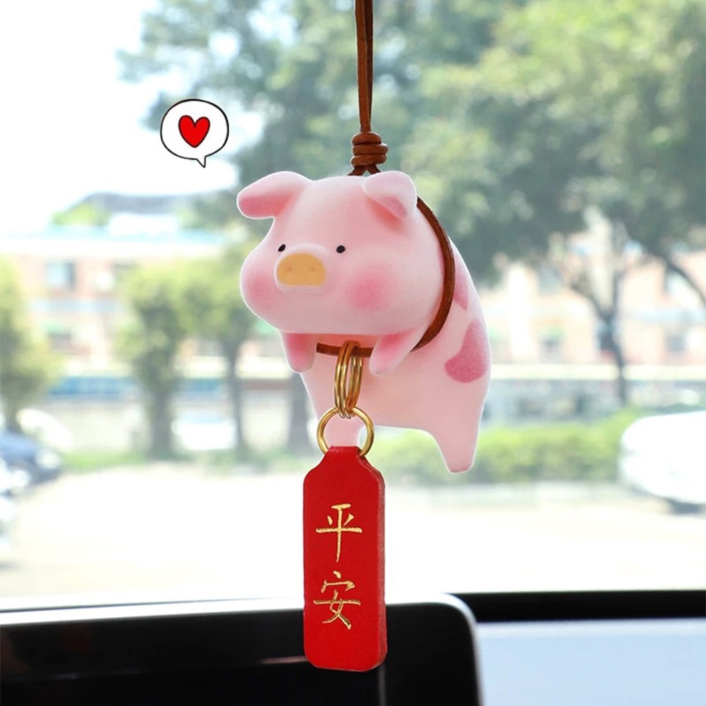 Swing Pig Car Interior Ornament